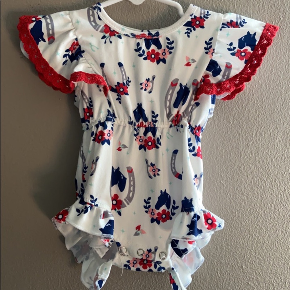 3/6 months horse outfit. SparkleInPink
